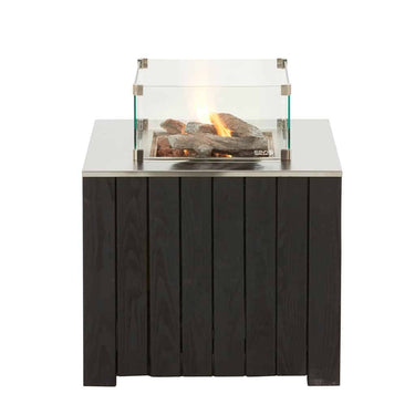 Cosi Fires - Cosicube 70 Noir / Acier inoxydable