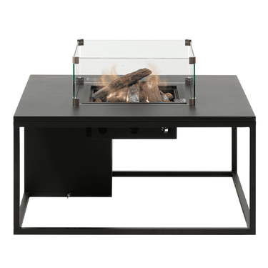 Cosi Fires - Table brasero Cosiloft Black / plateau Alu (100 cm)