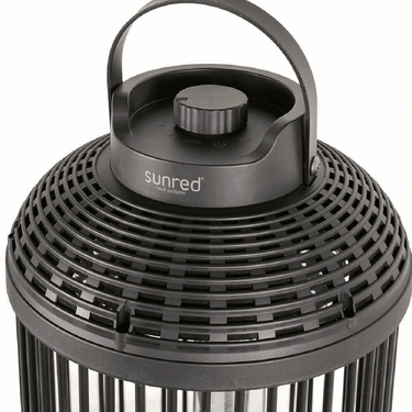 Sunred - Chauffage de table Indox Dark Noir 1200 Watt