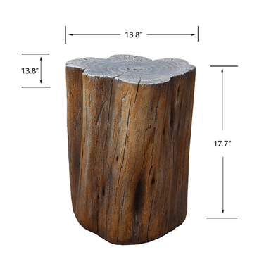 Elementi - Manchester Redwood Tabouret