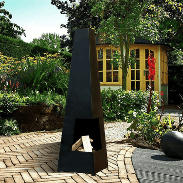 GardenmaxX - Chacana XL Brasero de jardin noir