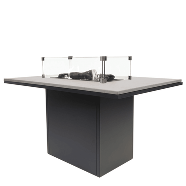 Cosi Fires - Table brasero Cosiloft Relax Table à manger Gris