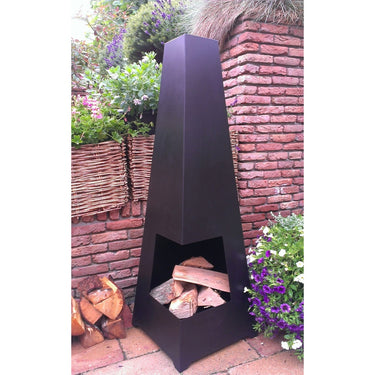 GardenmaxX - Brasero de jardin Chacana noir
