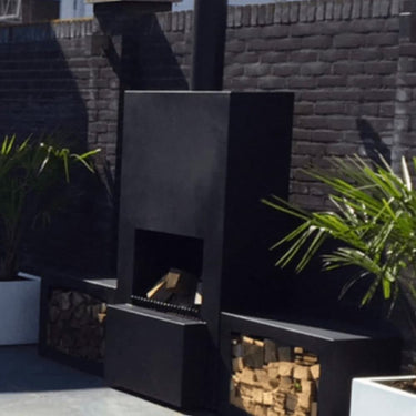 GardenmaxX - Brasero de jardin Pinacate Noir