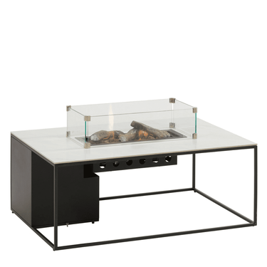 Cosi Fires - Table Foyer Cosidesign Marbre Noir / Blanc (120cm)
