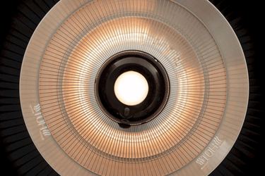 Sunred Heater Artix Hanging Noir 1800
