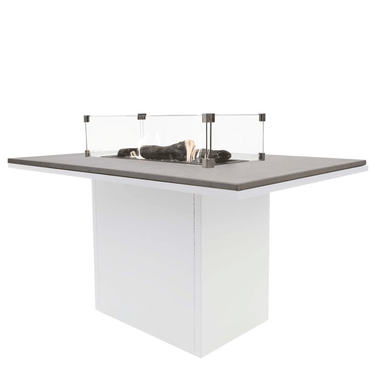 Cosi Fires - Table brasero Cosiloft 120 Blanc / Gris