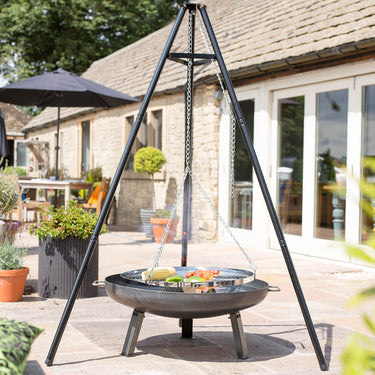 La Hacienda - Trépied avec grille de cuisson (172 cm)