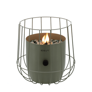 Cosi Fires – Lanterne à gaz Cosiscoop Basket vert olive