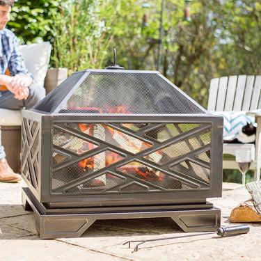 La Hacienda - Brasero Brooklyn avec grille de cuisson
