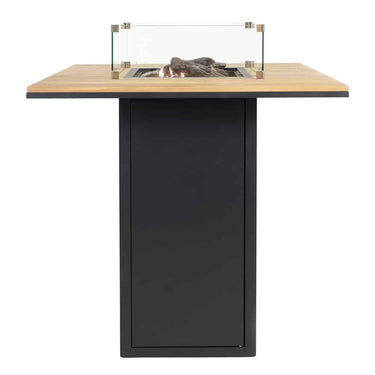 Cosi Fires - Table de feu Cosiloft Table haute Black / Teak