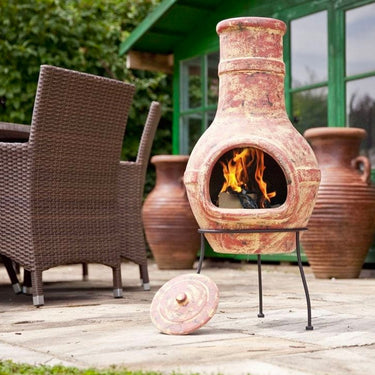 La Hacienda Brasero de terrasse Banded (H 94 x 40 cm)