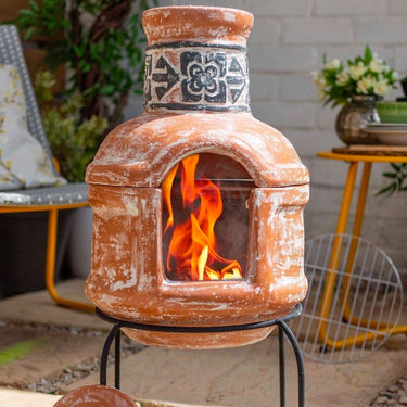 Brasero La Hacienda Patron + grille de cuisson (H 75 x 36 cm)