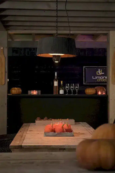 Sunred - Heater Artix Hanging Noir 1500