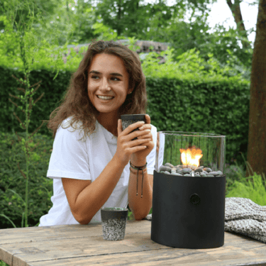 Cosi Fires - Lanterne à gaz Cosiscoop XL noire