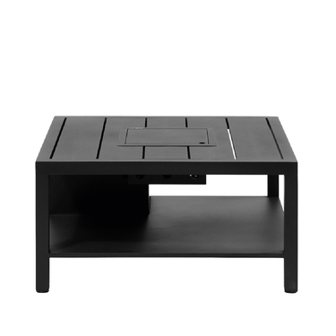 Cosi Fires - Table brasero Cosiflow Carré Anthracite (100 cm)