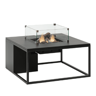 Cosi Fires - Table brasero Cosiloft Black / plateau Alu (100 cm)
