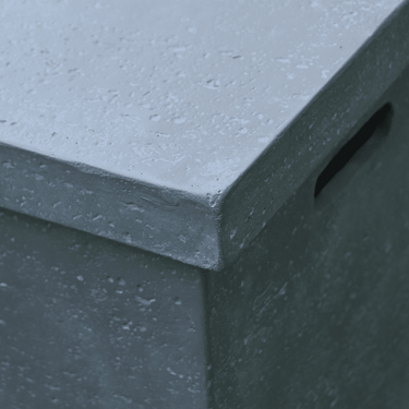 Elementi - Cache-bouteille de gaz aspect béton carré