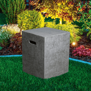 Elementi - Cache-bouteille de gaz aspect travertin