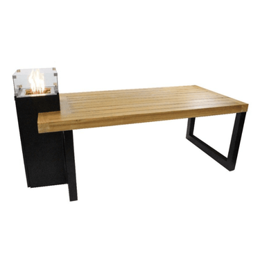 Enjoyfires - Table brasero en teck 180 cm