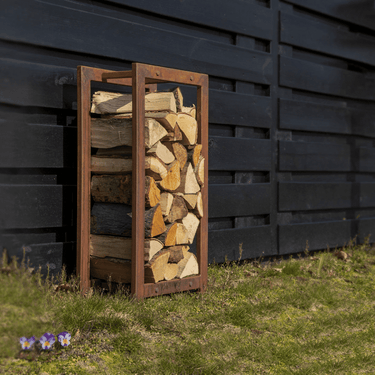 Rangement à bûches rouille M - Esschert Design