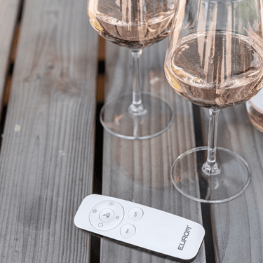 Eurom - Heat and Beat - Gris - Chauffage de terrasse