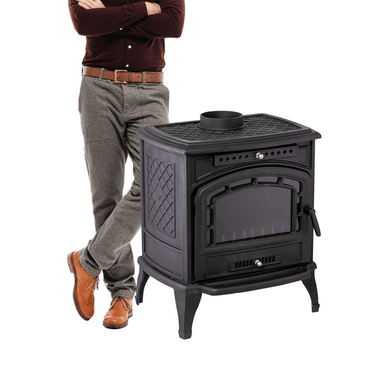 Poêle à bois Fumio Large P7 EKO en fonte (9.3 kW)