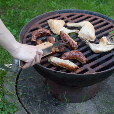 Ustensiles de barbecue pliables