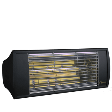 Radiateur Goldsun Supra 2000W - Faible éblouissement - Noir