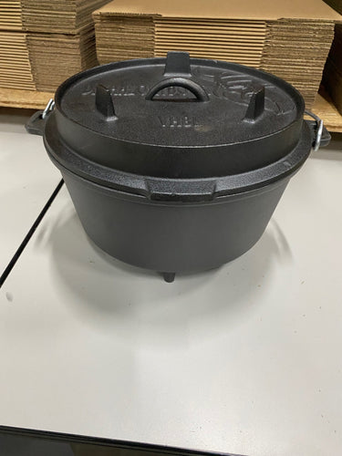 Deuxième chance Valhal Outdoor - Marmite norvégienne 8L, avec pieds - 196