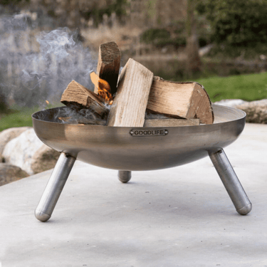 Goodlife - Brasero en acier inoxydable