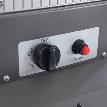 Sunred - Chauffage de Terrasse Flamme Atria Gris
