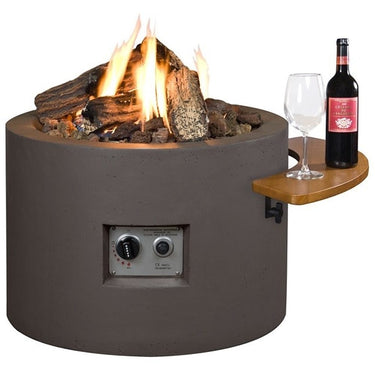 Table Cocoon - Ronde marron