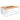 Cosi Fires - Table brasero Cosiloft blanc / teck (120cm)