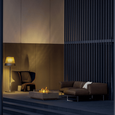 EcoSmart Fire - Cosmo 50 teak vuurtafel