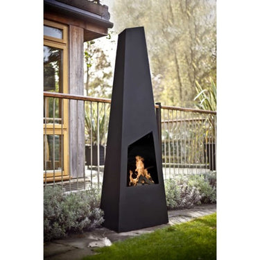 GardenmaxX - Brasero de jardin Nevados XL Noir