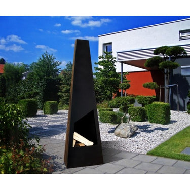 GardenmaxX - Brasero de jardin Nevados XL Noir
