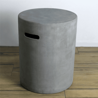 Elementi - Cache-bouteille de gaz petit modèle aspect béton gris