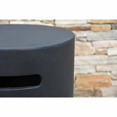 Elementi - Cache petite bouteille de gaz aspect béton noir