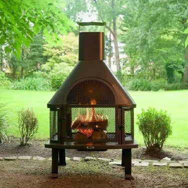 HEAT - Salon de jardin brasero Saga