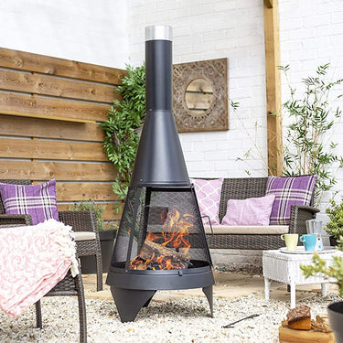 La Hacienda - Brasero de terrasse Colorado Mesh (H 160 cm)