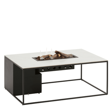 Cosi Fires - Table Foyer Cosidesign Marbre Noir / Blanc (120cm)