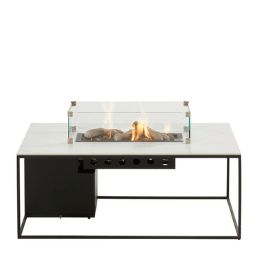 Cosi Fires - Table Foyer Cosidesign Marbre Noir / Blanc (120cm)