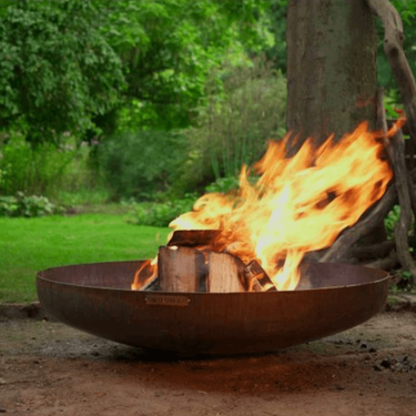 Brasero MOODZ en acier corten (Ø 60 cm)