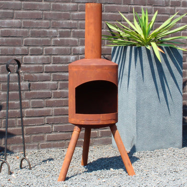 Brasero Potkachel petit modèle couleur rouille - Maison et jardin
