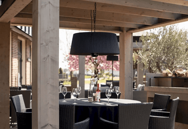 Sunred Heater Artix Hanging Noir 1800