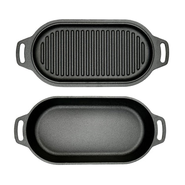 Cocotte de cuisson en fonte ovale 2 litres - Valhal Outdoor