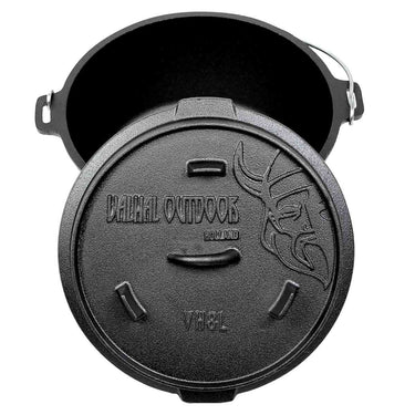 Dutch Oven 8L, avec pieds - Valhal Outdoor