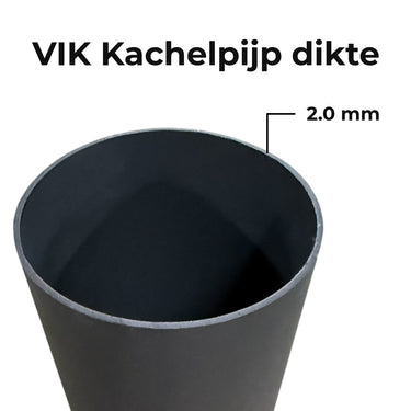 VIK - Tuyau de poêle 60 cm - noir