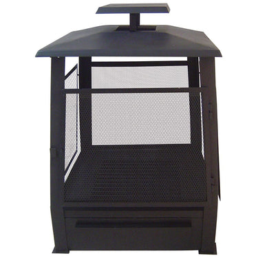Esschert Design - Cheminée d'extérieur Pagoda noire